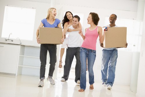 Commercial moving team supporting an office relocation in Edgware