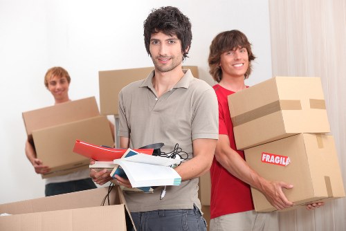 Preparing boxes and furniture for a man and van booking in Edgware