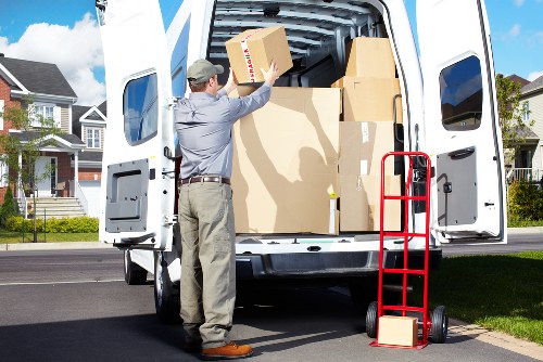 Edgware man and van pricing page with example jobs