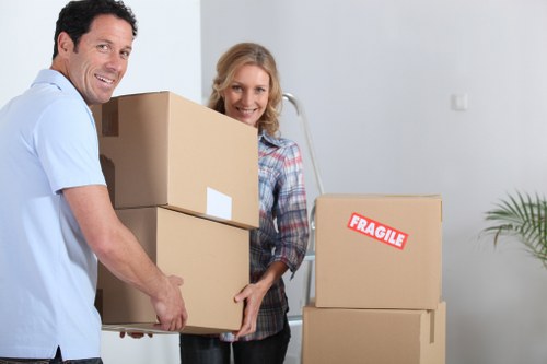 Professional removals team handling flats and houses in Edgware
