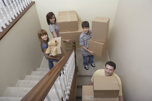 Packing and removal support for a house move in Edgware